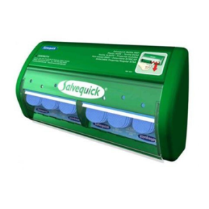 Salvequick Pleisterdispenser Detectie incl. 6735 met detecteerbare pleisters voor HACCP-omgevingen.