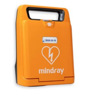 Mindray BeneHeart C1A V2 AED Halfautomaat – vooraanzicht van de compacte en robuuste behuizing