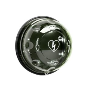 Rotaid Solid Plus Heat LED AED buitenkast met verwarming en LED-verlichting – groen, rond model